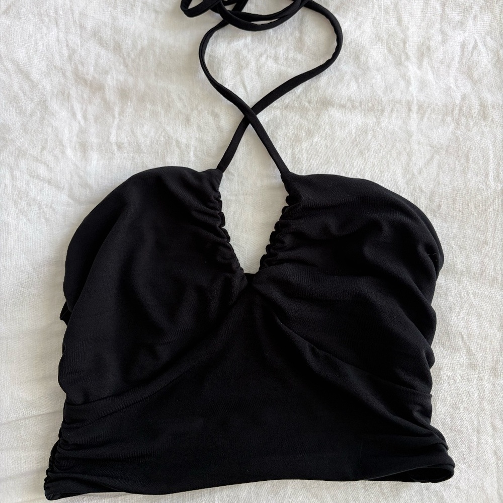 Abercrombie tie crop top
